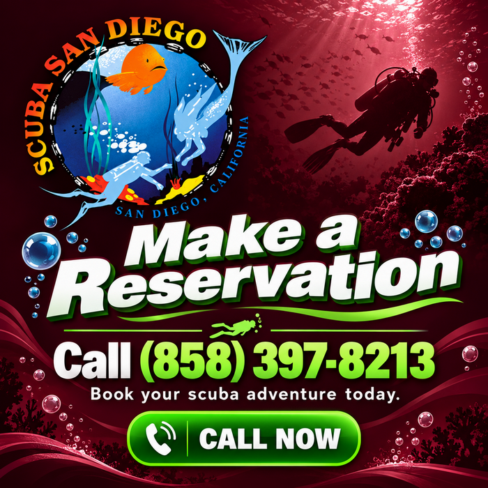 Scuba San Diego Reservation Pop-Up